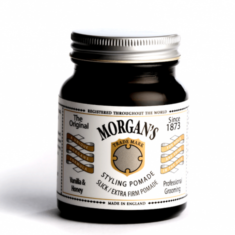 Morgan`S Styling Pomade Extra Firm Hold Vanilla & Honey Wygładzająca Mocno Utrwalająca Pomada do Stylizacji Włosów Waniliowo-Miodowa 100g